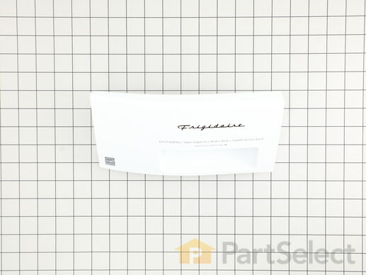 1145702-1-M-Frigidaire-134453300         -Detergent Drawer Handle - White