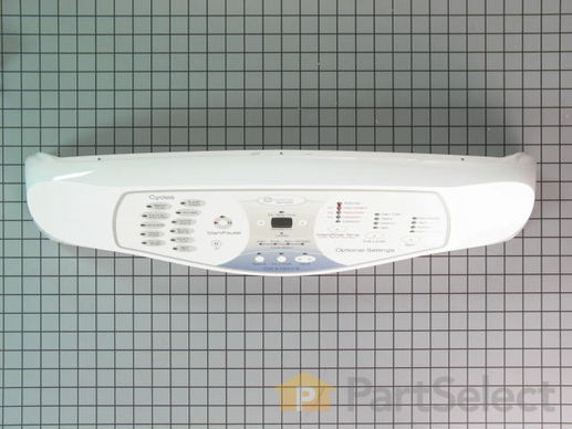 11740568-1-M-Whirlpool-WP25001206-LED Control Panel with Touchpad - White