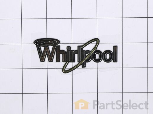 11755845-1-M-Whirlpool-WPW10511972-Nameplate - Gray