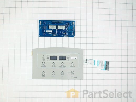 11759769-1-M-Whirlpool-W10882878-Dispenser Control Board with Touchpad - Silver