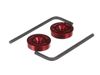12069805-2-S-Whirlpool-W10846207-KITCHEN AID HANDLE MEDALLIONS - RED