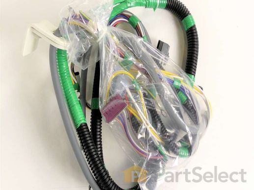 12343428-1-M-GE-WH19X27495-HARNESS MAIN GREEN