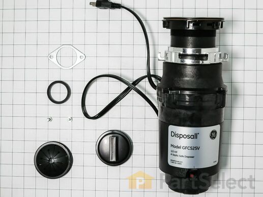 12725431-1-M-GE-GFC525N-1/2HP CONTINUOUS FEED DISPOSER-CORDED