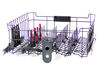 12726455-2-S-GE-WD28X25802-Dishwasher Upper Dishrack Assembly
