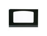 1481664-3-S-GE-WB57K10109        -Exterior Oven Door Glass - Black