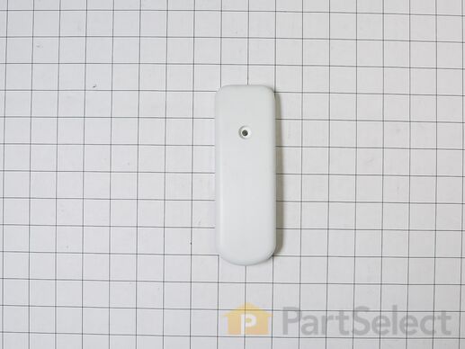 1629836-1-M-Whirlpool-67001014-Hinge Cover - White - Right Side