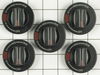 Set of Five Surface Burner Knobs – Part Number: 12500060