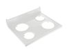 Main Cooktop - White – Part Number: WB62T10614