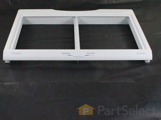 2374839-1-M-GE-WR72X10331-Refrigerator Crisper Drawer Shelf Frame