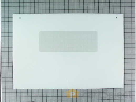 253237-1-M-GE-WB57T10111        -Outer Oven Glass Door - White