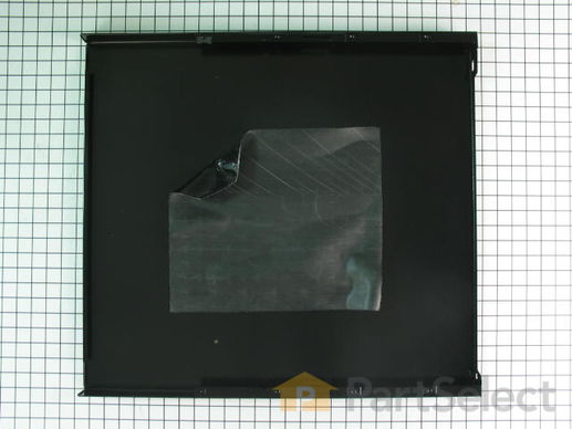 3418314-1-M-Whirlpool-W10301571-Exterior Door Panel - Black