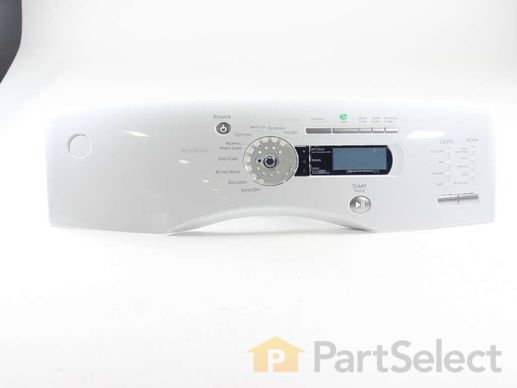 3487098-1-M-GE-WE19M1687-Control Panel Assembly - White