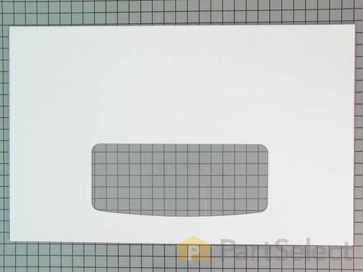 956795-1-M-GE-WB57K10086        -Outer Oven Door Glass - White