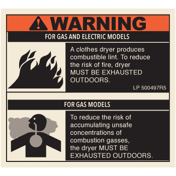 Gas Warning Label